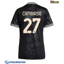 Fotballdrakt Dame Juventus Andrea Cambiaso #27 Tredjedrakt 2025-26 Kortermet